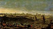 Maino, Juan Bautista del View of the City of Zaragoza Spain oil painting reproduction